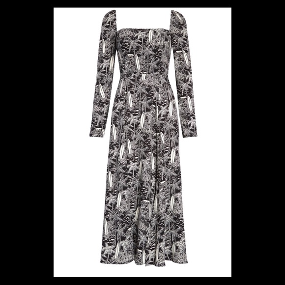 💥 SOLD ON Ⓜ️💥 Reformation Sigmund Long Sleeve Midi Dress NWT! - Picture 6 of 13